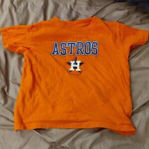 $3 IF BUNDLED Genuine Merchandise Orange Astros Kids Tee